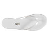 Tkees Tk-2086 Kadın Simli Beyaz Parmakarası Terlik SİMLİ BEYAZ